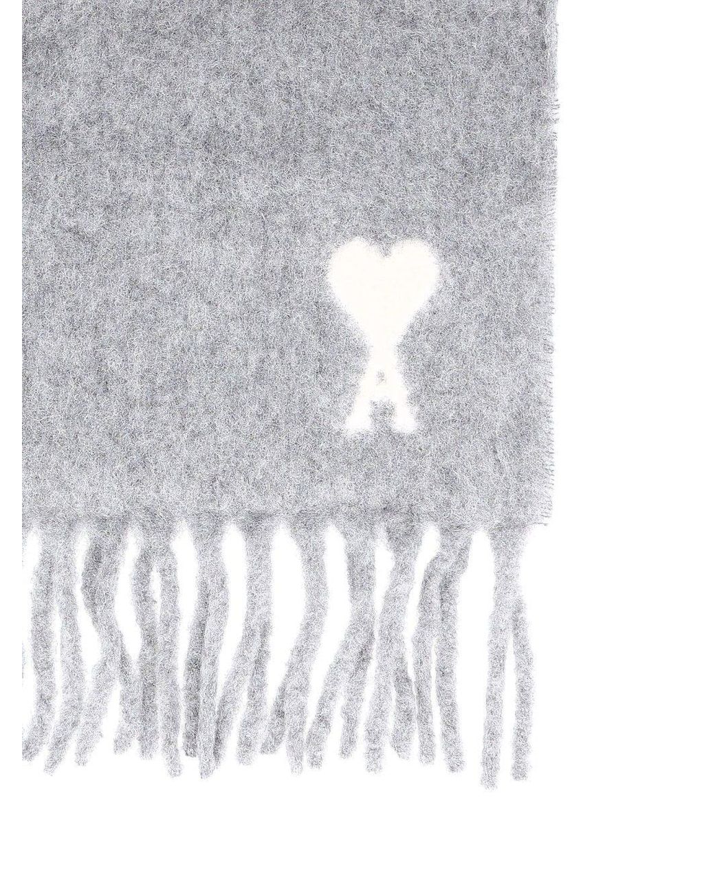 AMI Gray Ami Scarf