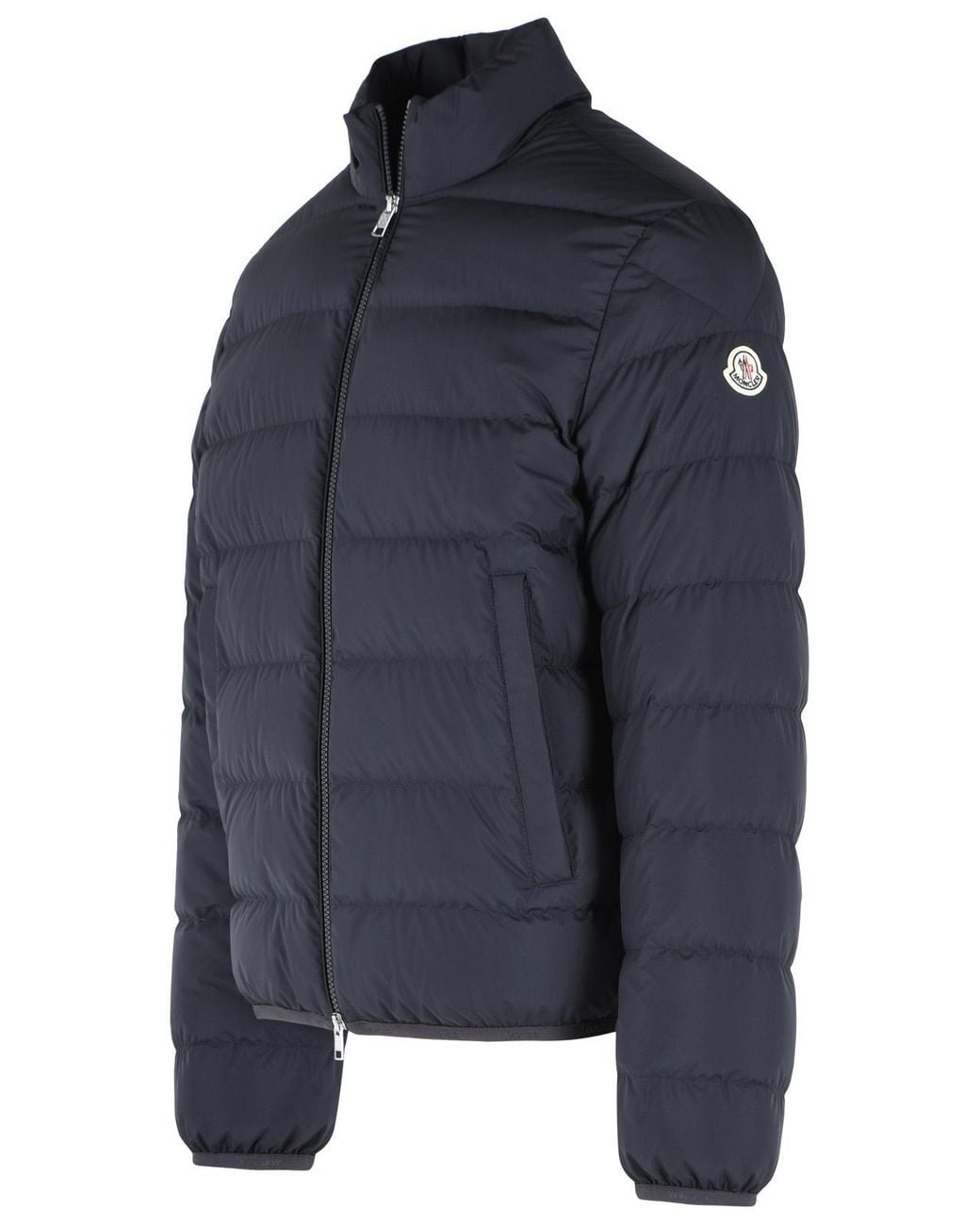 Moncler Blue 'Baudinet' Polyester Down Jacket for men