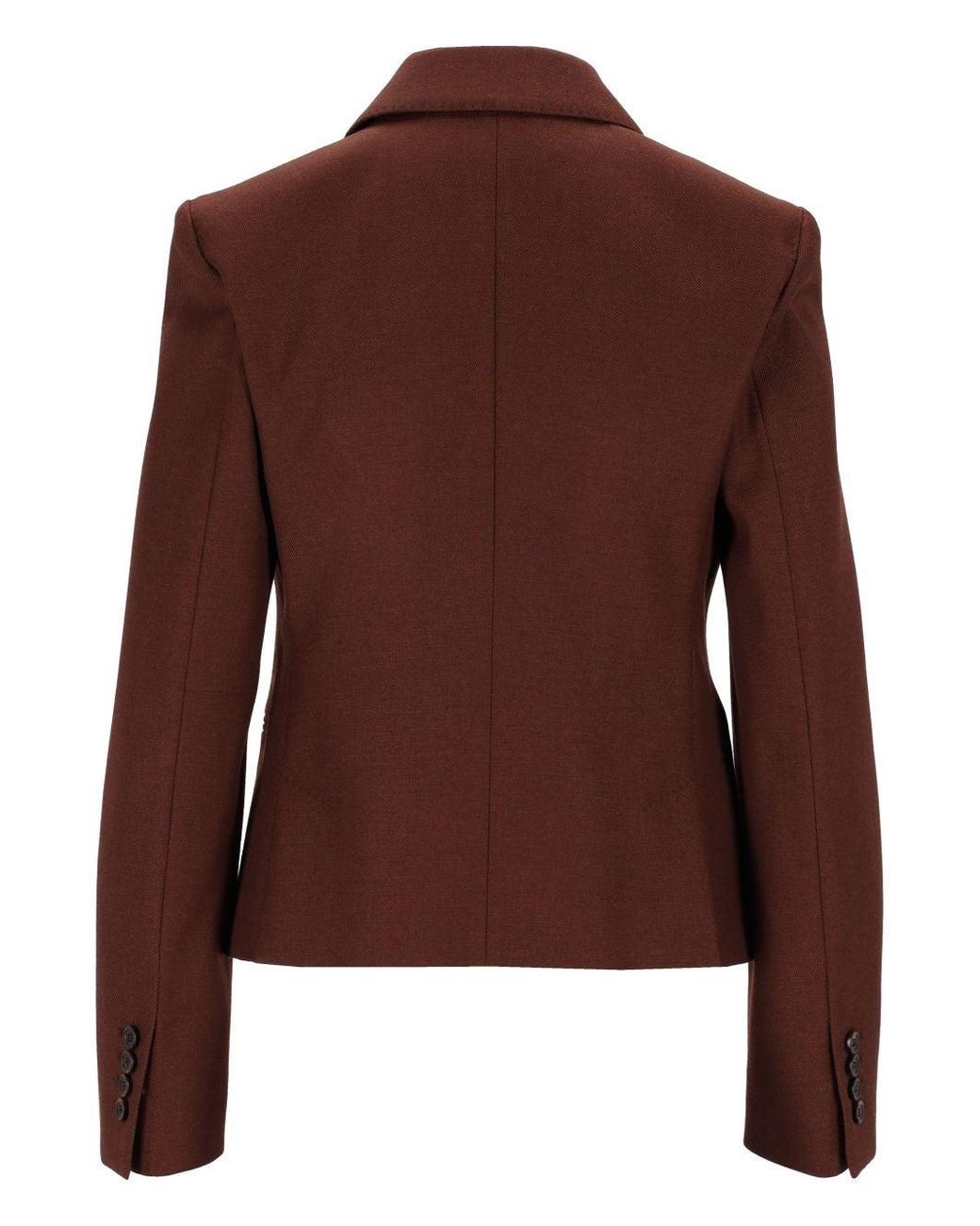 Max Mara Brown Double-Breasted Blazer