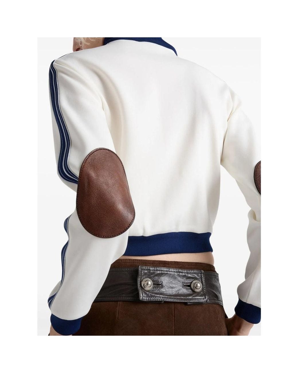 Prada Blue Zip-Up Fleece Jacket