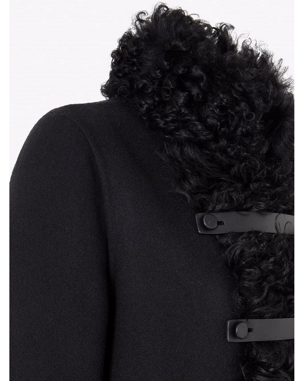 Fendi Black Coat Double Breasted