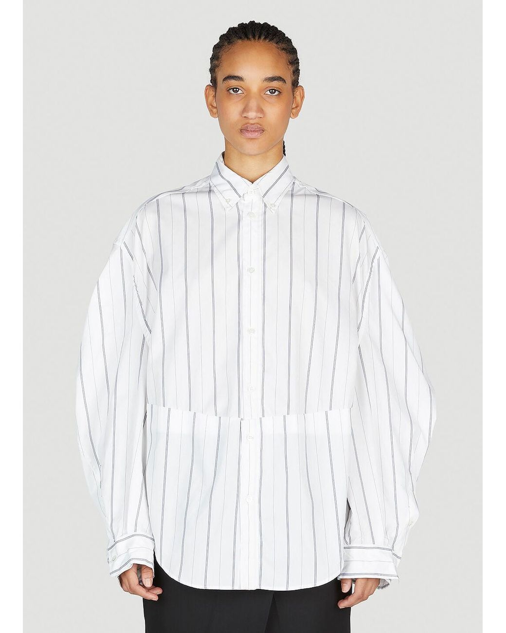 BALENCIAGA Twisted Sleeve Shirt バレンシアガ バレンシアガ - BALENCIAGA | Twisted Sleeve Shirt-Light