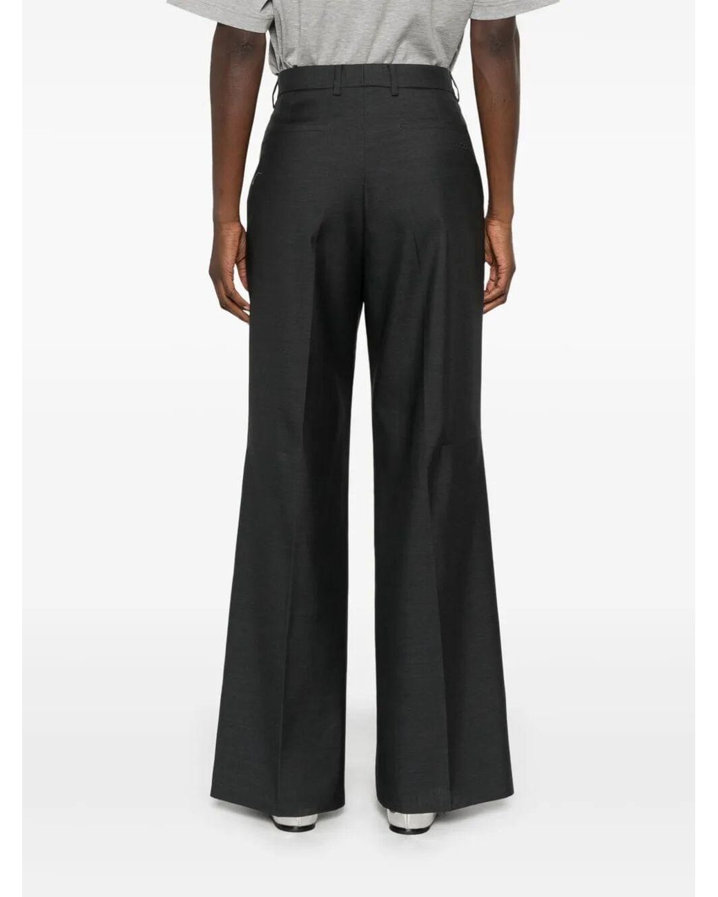 Gucci Gray Wool Trousers
