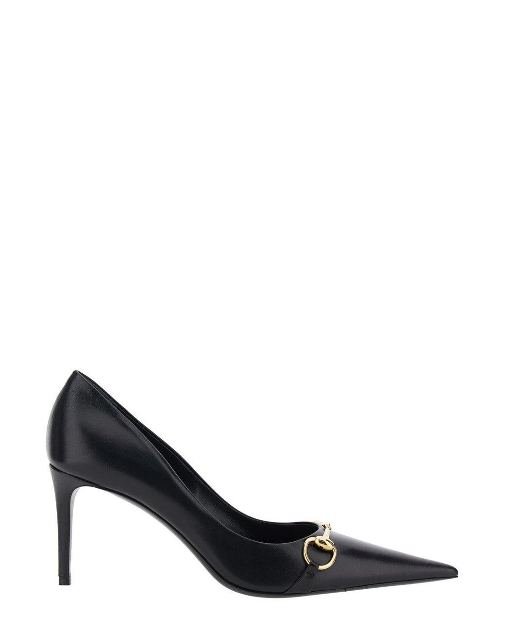 Gucci Black Pump 85 Leather