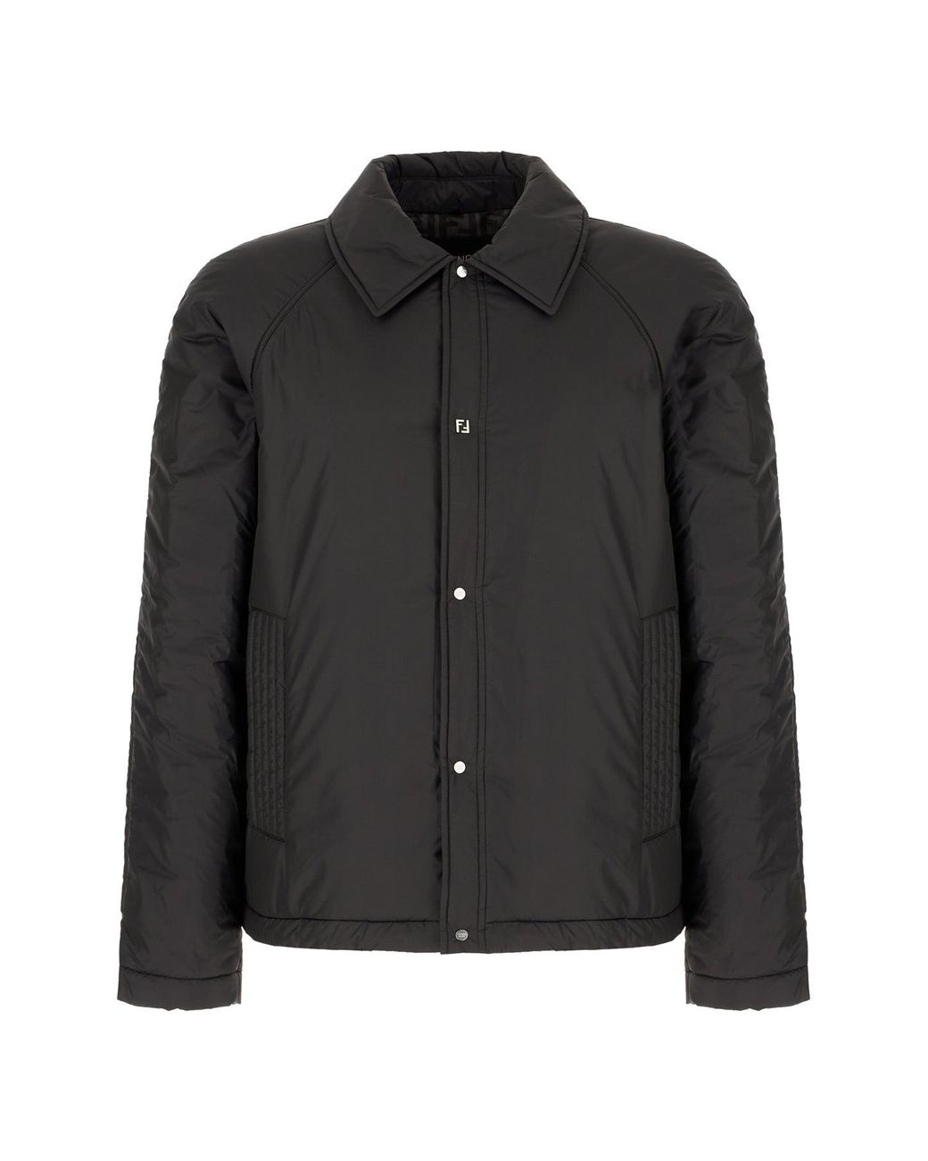 Fendi Black Clothing Jackets for men