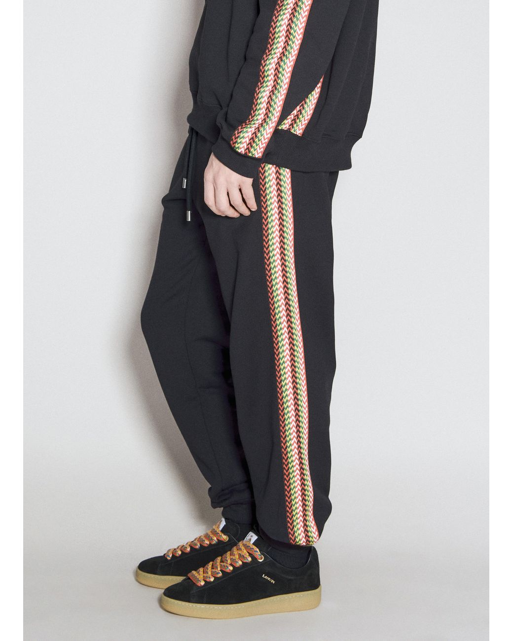 Lanvin Blue Side Curb Track Pants for men