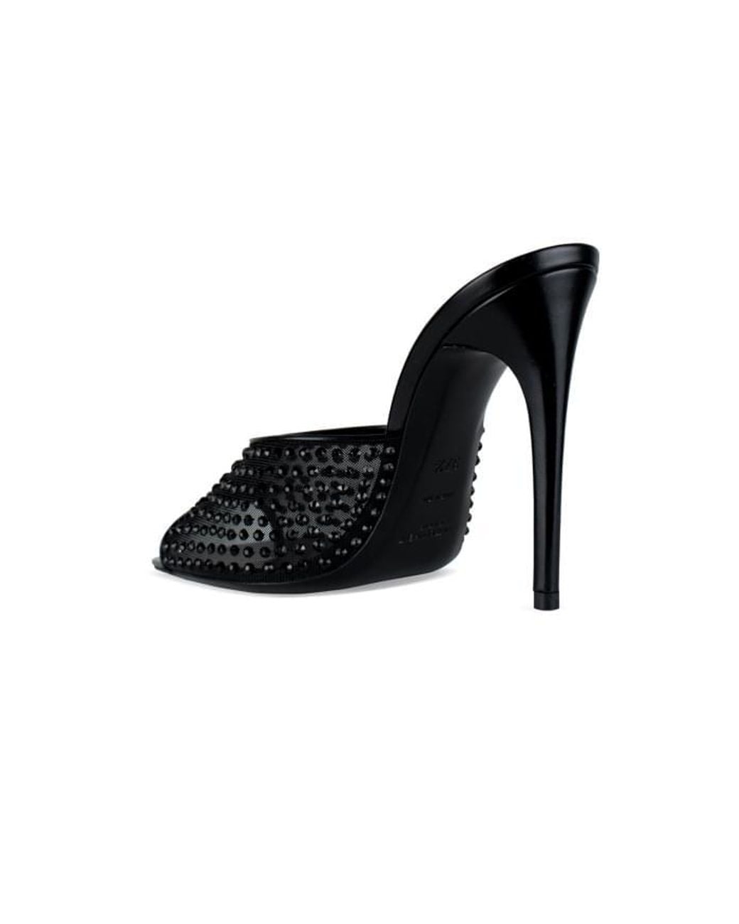 Saint Laurent Black Blonde Mules