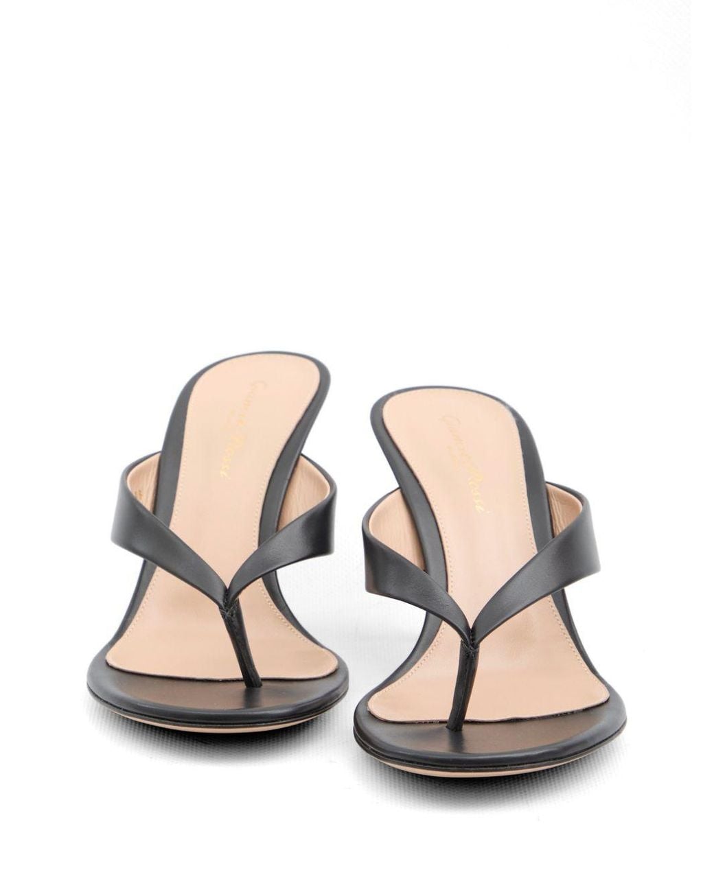 Gianvito Rossi Multicolor Sofia Leather Thong Sandals