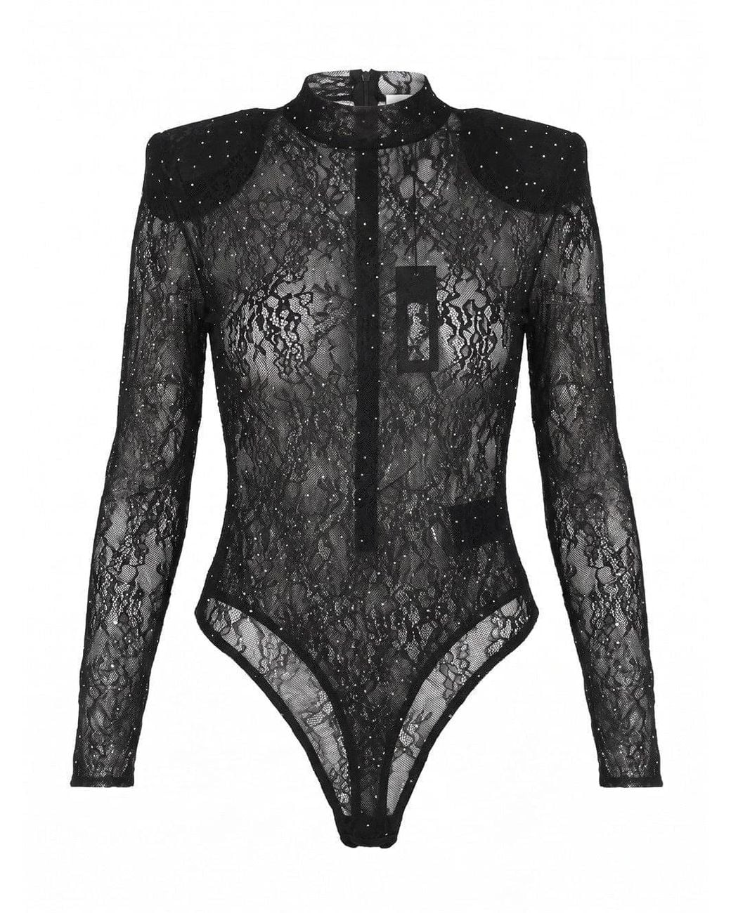 Nissa Black Lace Bodysuit