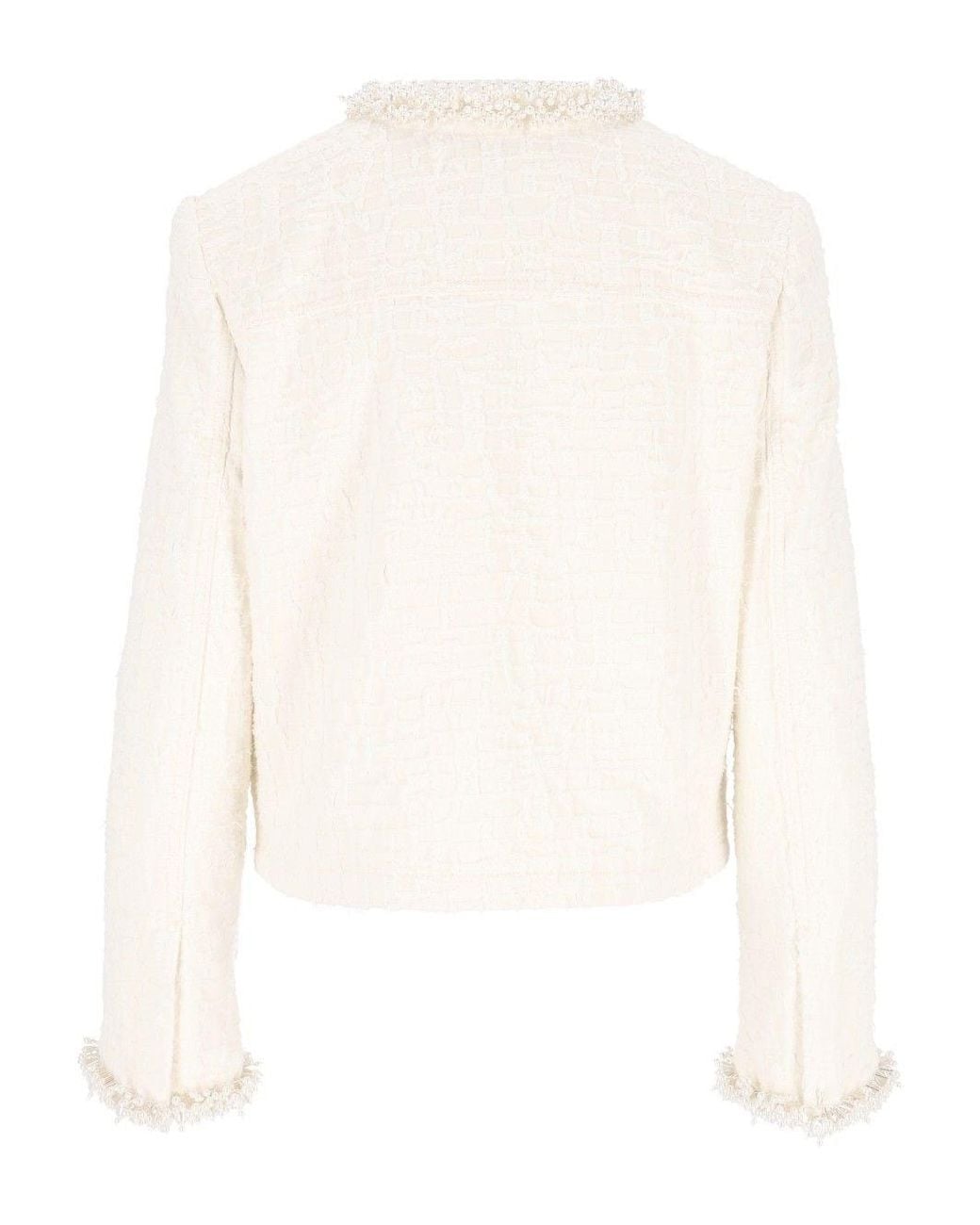Self-Portrait White Denim Jacket