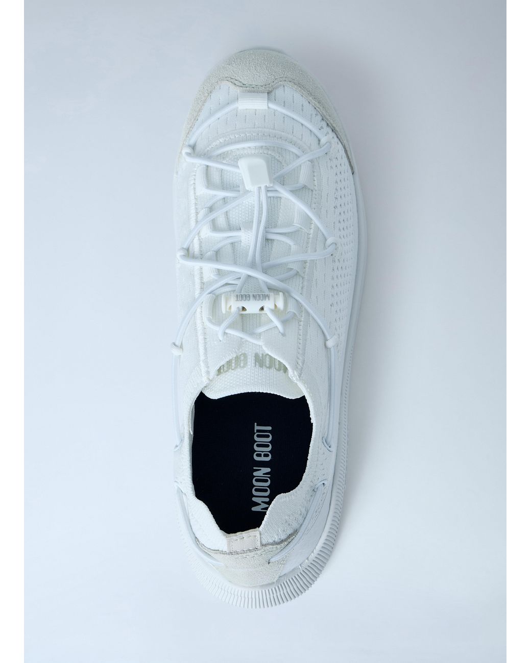 Moon Boot Blue Mb Moonlight Mesh Panel Sneakers