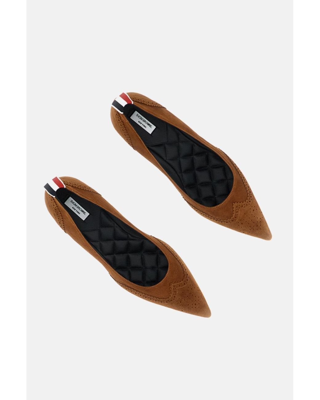 Thom Browne Brown Wingtip Brogue Pump