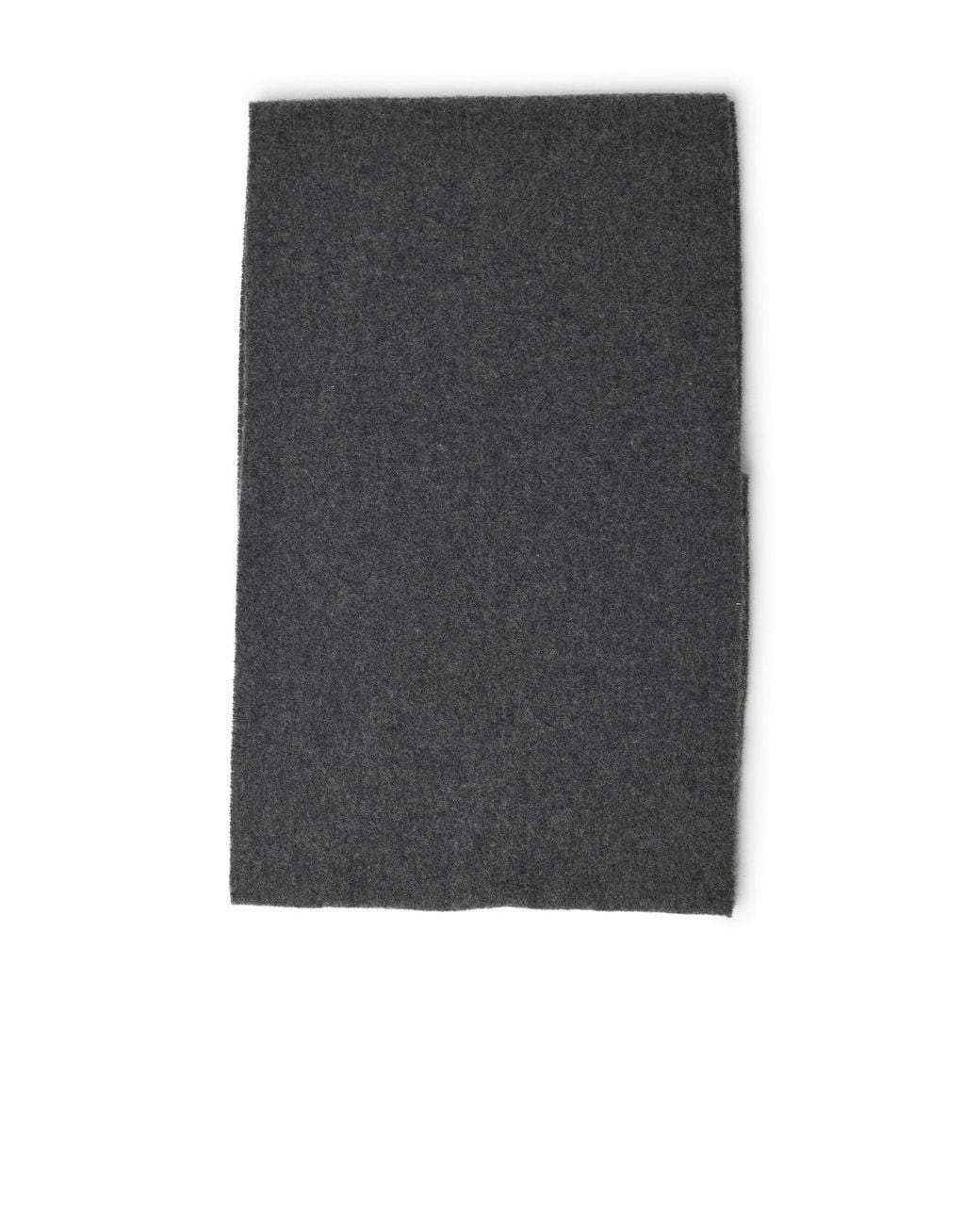 AMI Gray Wool Scarf for men