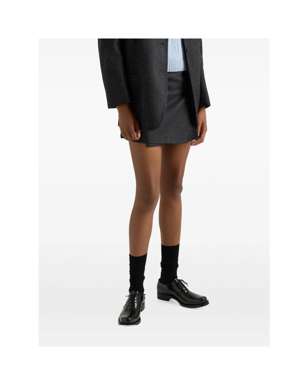 Prada Black Skirts