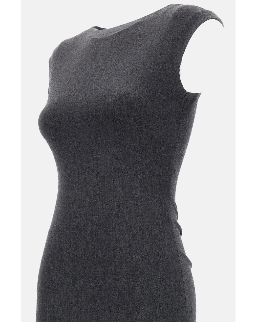 Jacquemus Blue La Robe Alba Midi Dress