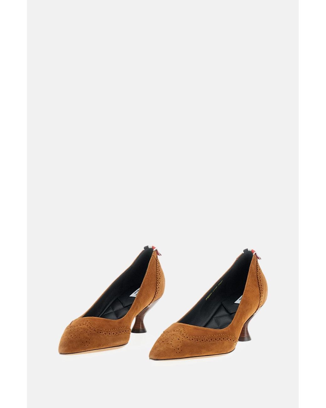 Thom Browne Brown Wingtip Brogue Pump