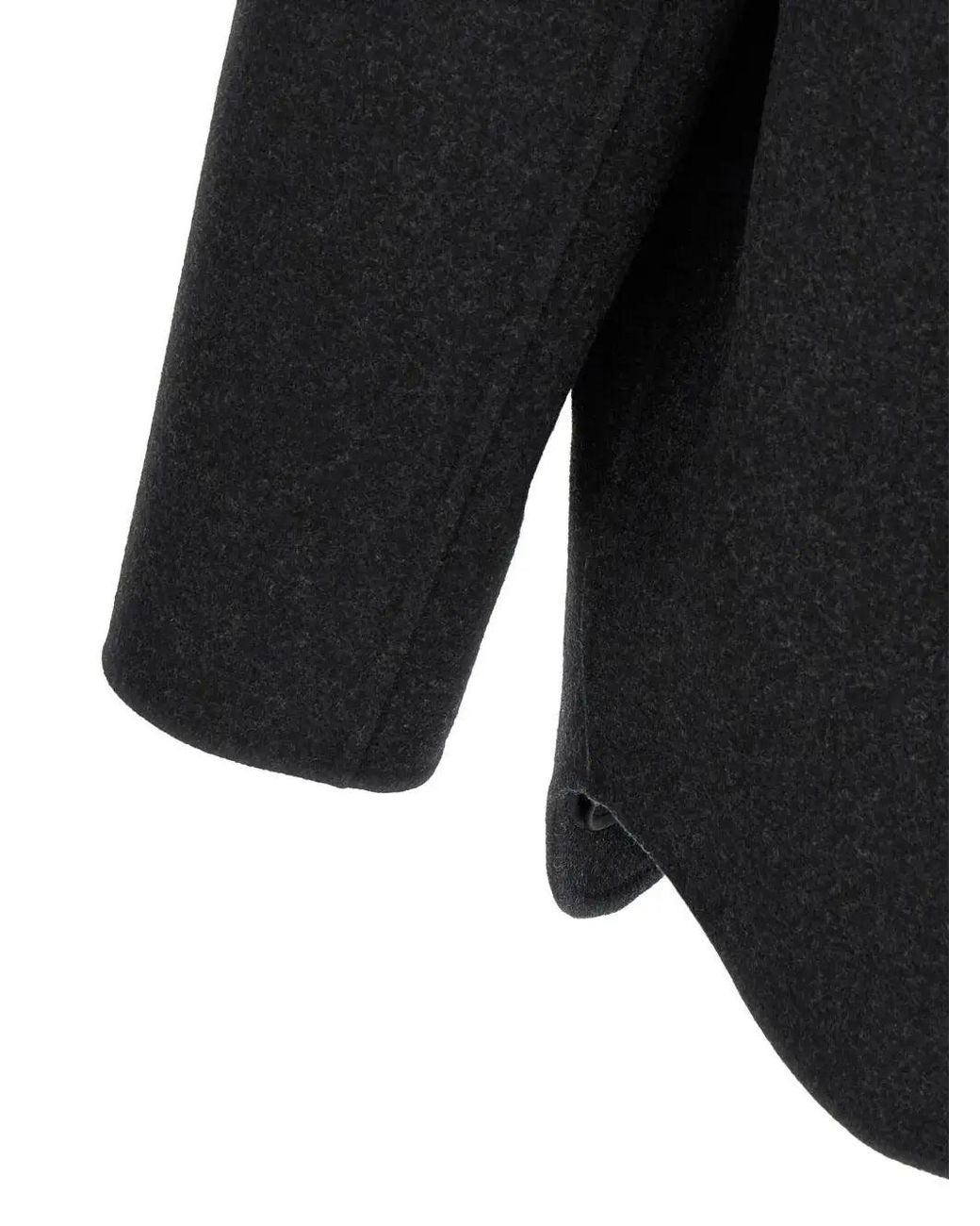 Fendi Black Wool Felt Blouson for men
