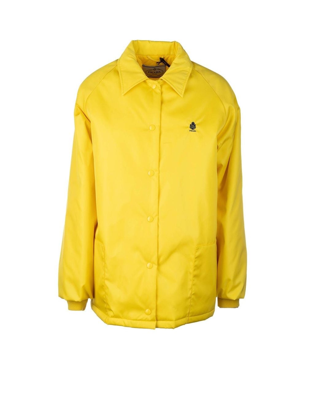 Prada Yellow Clothing Coats