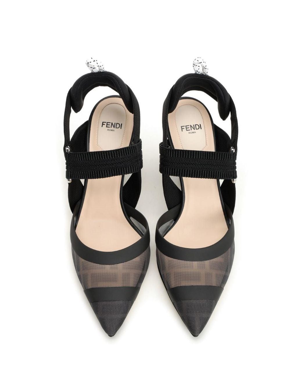Fendi Black "Colibrã¬ Slingback