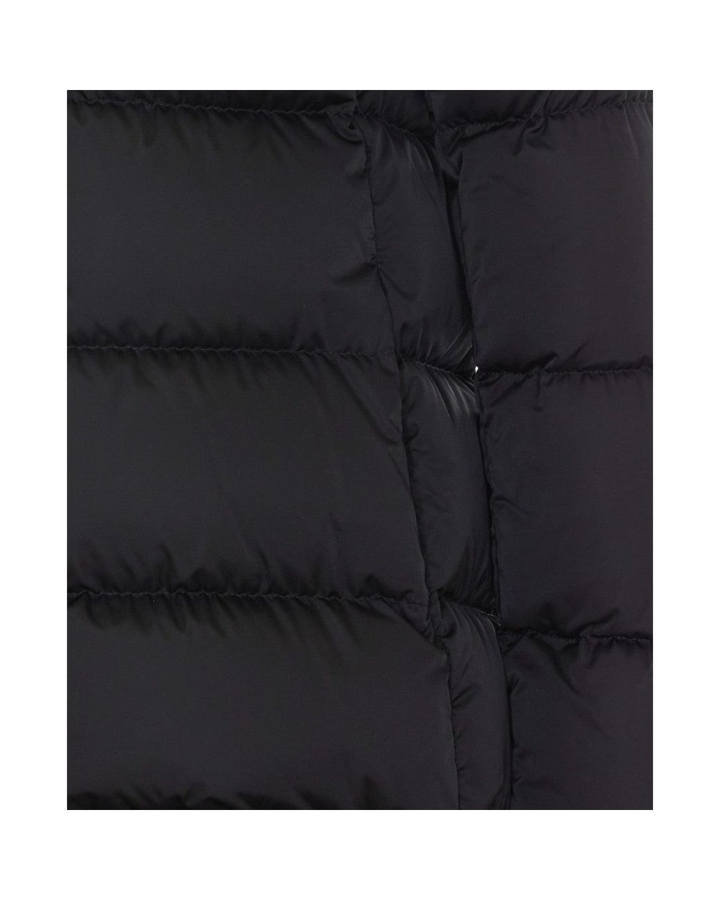 Herno Black Satin A-Shape Down Jacket