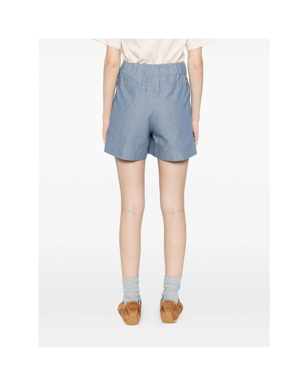 Moncler Blue Shorts