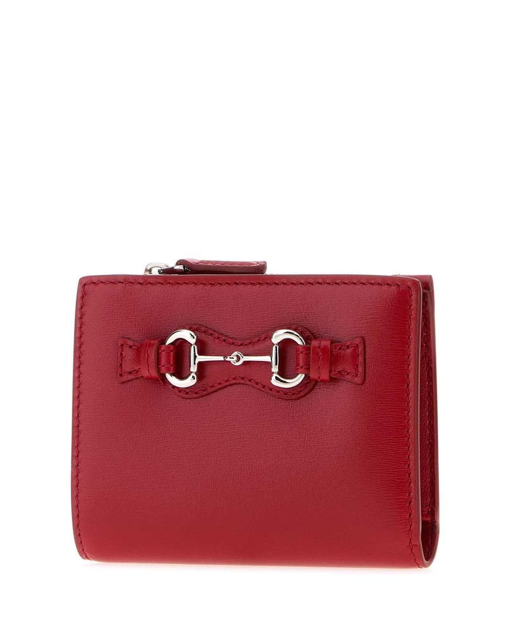Gucci Red Leather Wallet