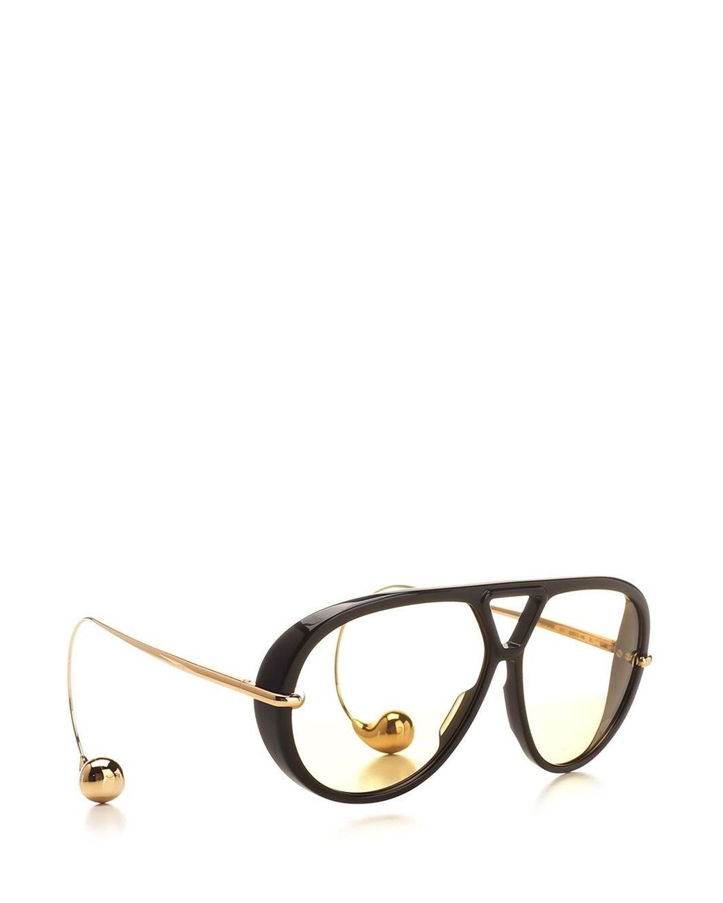 Bottega Veneta Natural "Loop" Glasses