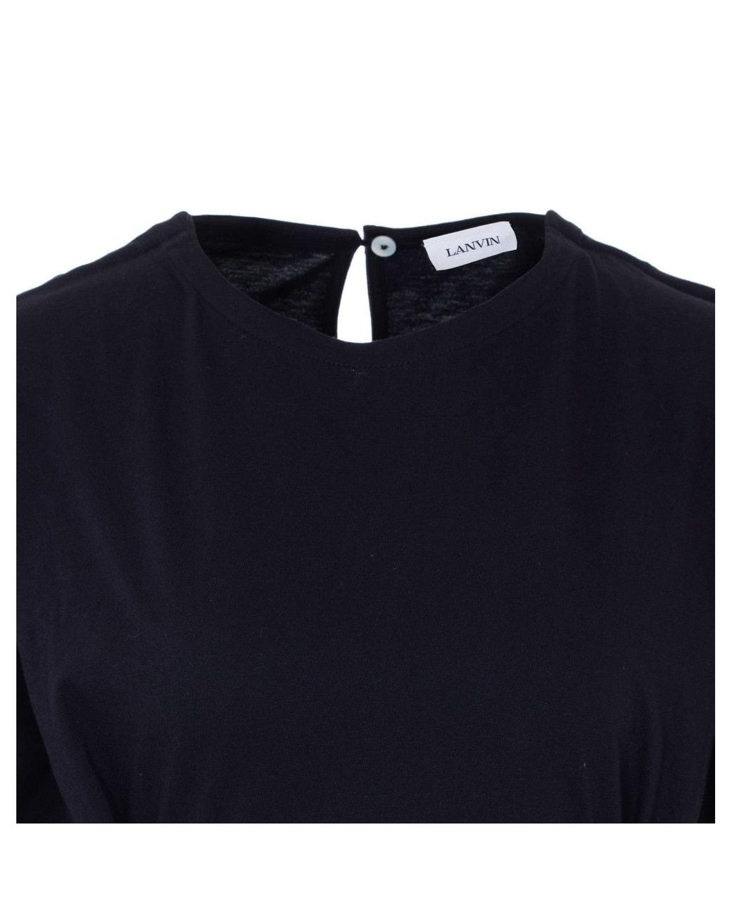 Lanvin Blue Belted Tshirt