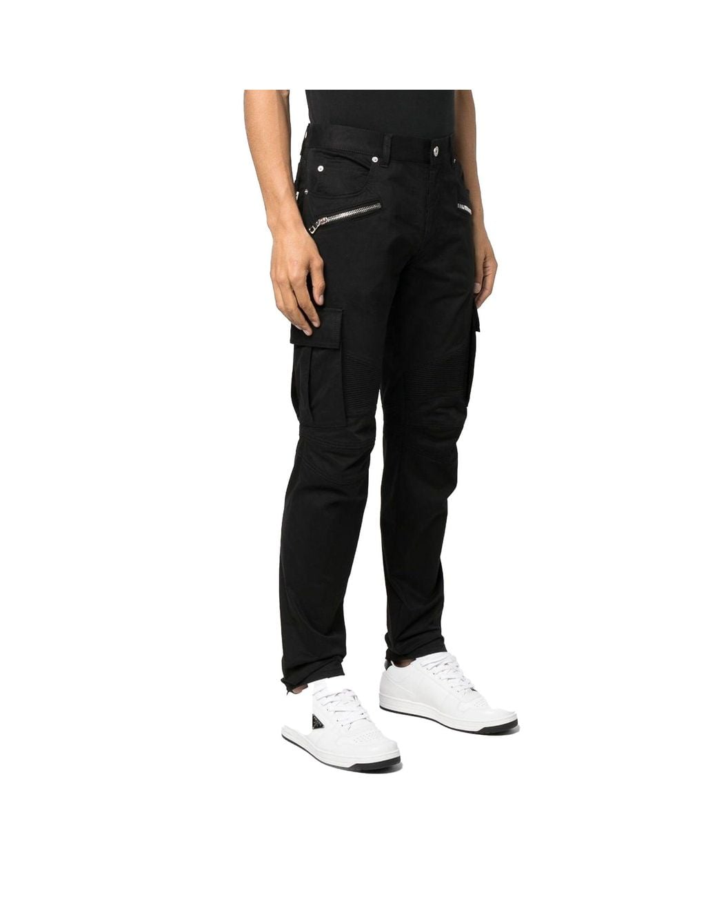 Balmain Black Cargo Pants for men