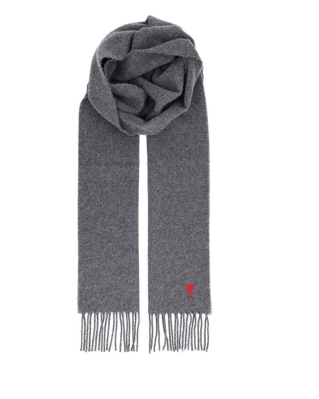 AMI Gray Ami Scarf