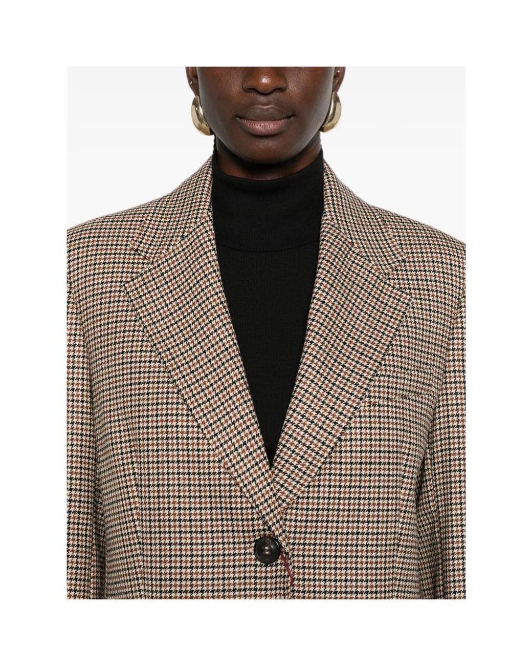 Max Mara Brown Wool Blazer Salice