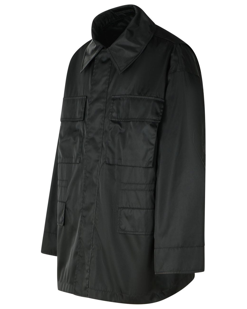Jil Sander Black Polyamide Jacket for men