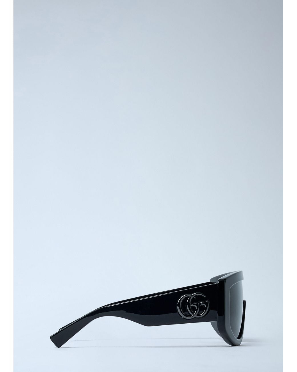 Gucci Black Rectangle Sunglasses