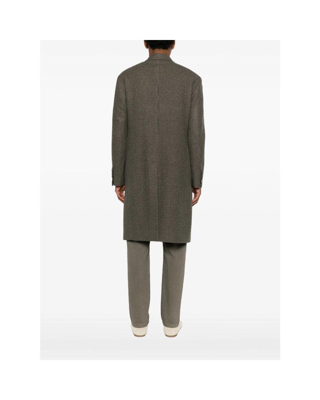 Tagliatore Gray Coats for men