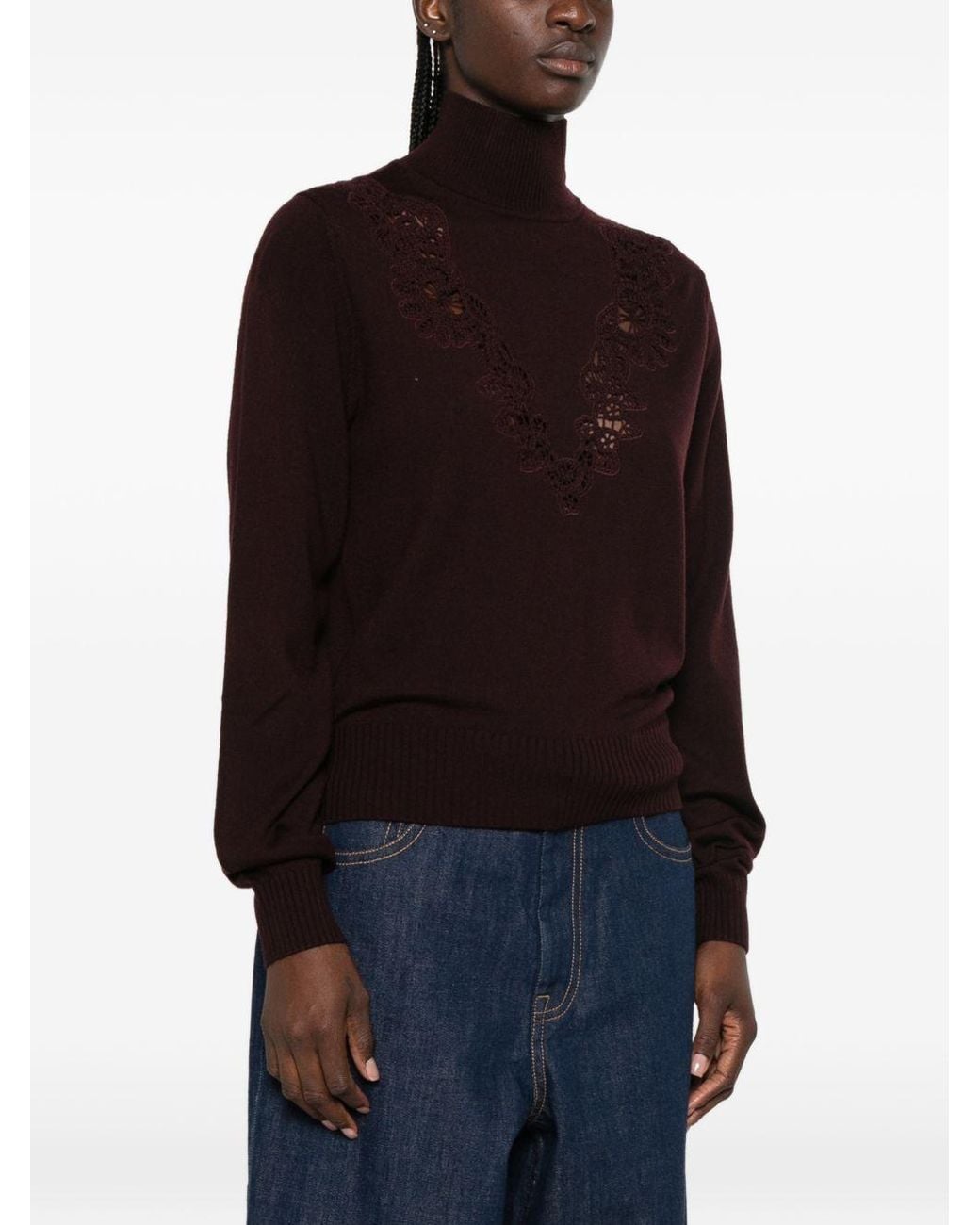 Zimmermann Brown Valiant Wool Sweater