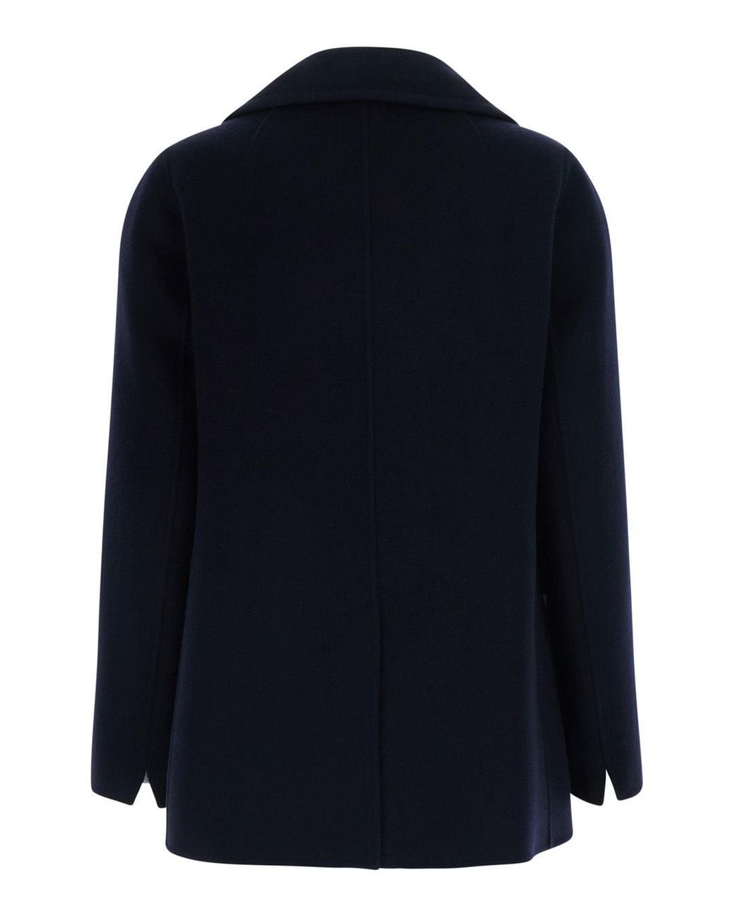 Max Mara Blue Wool Coat Camilla