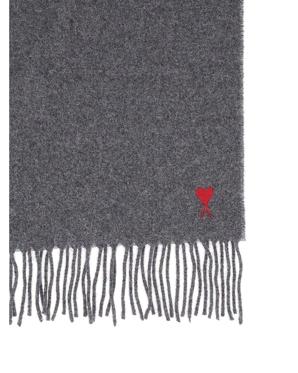 AMI Gray Ami Scarf