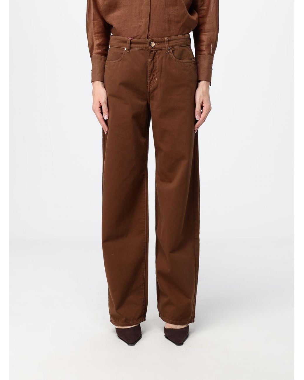 Max Mara Brown Pants