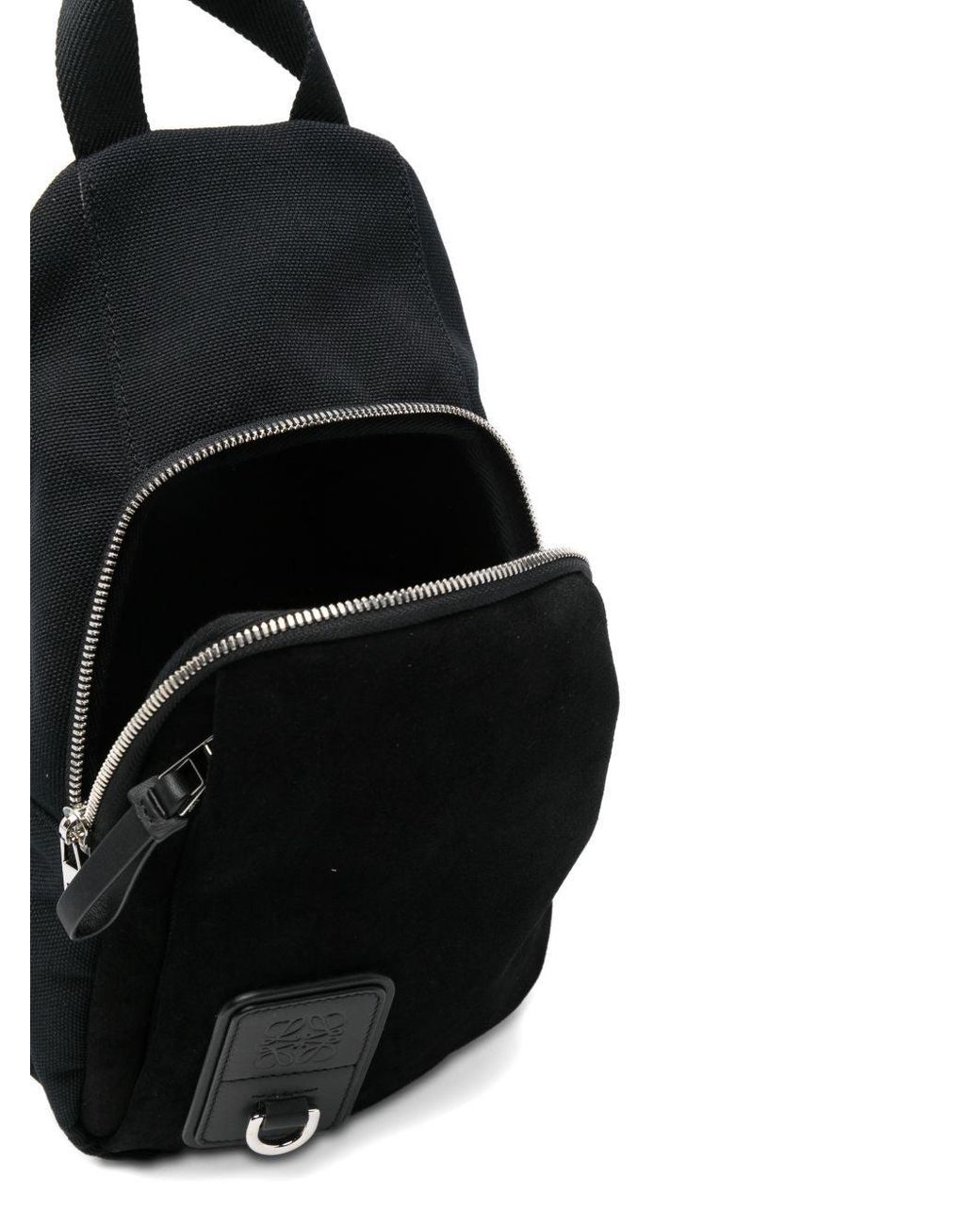 Loewe Black Flex Canvas Backpack for men