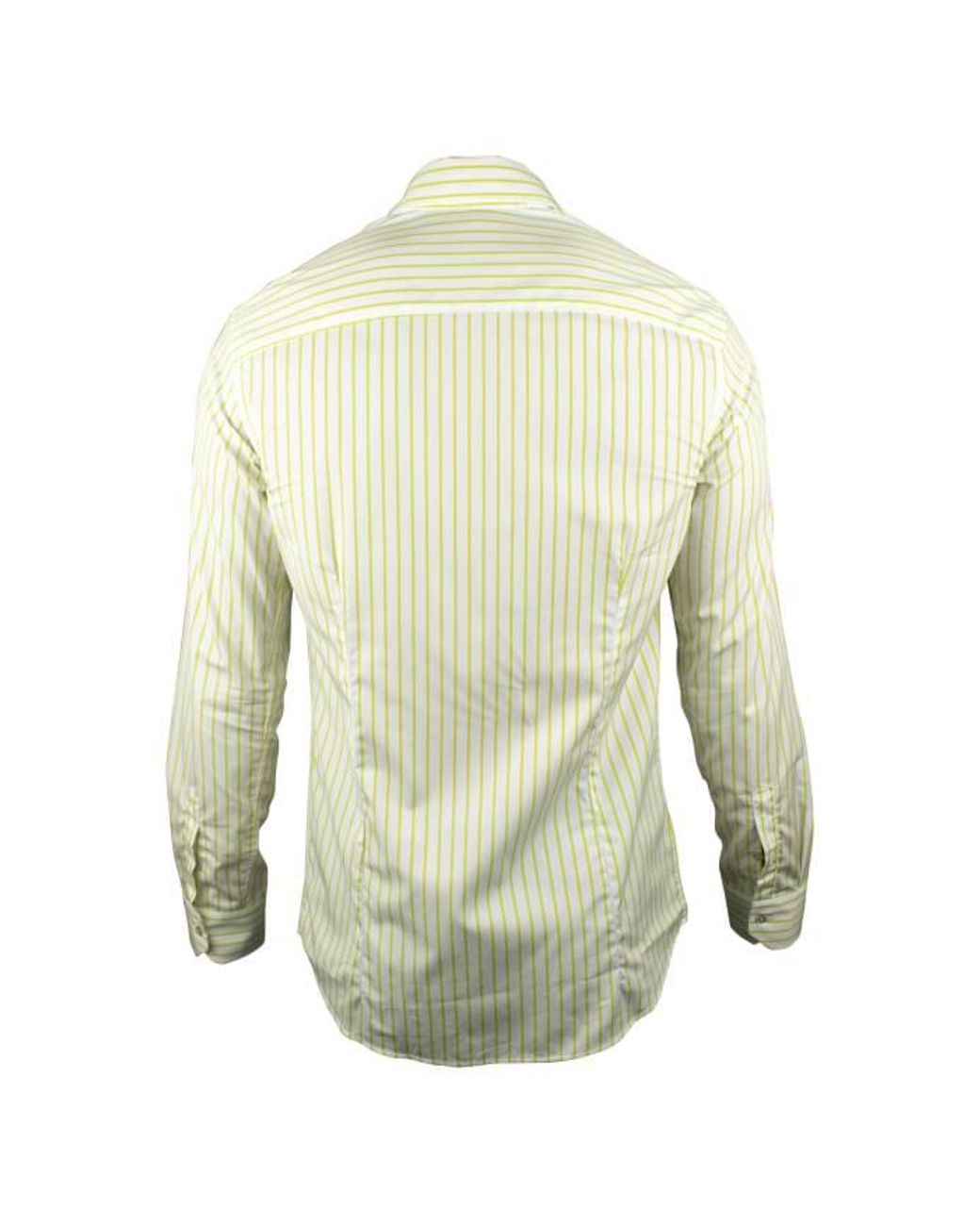 Moorer Green Sorrento Striped Cotton Shirt for men