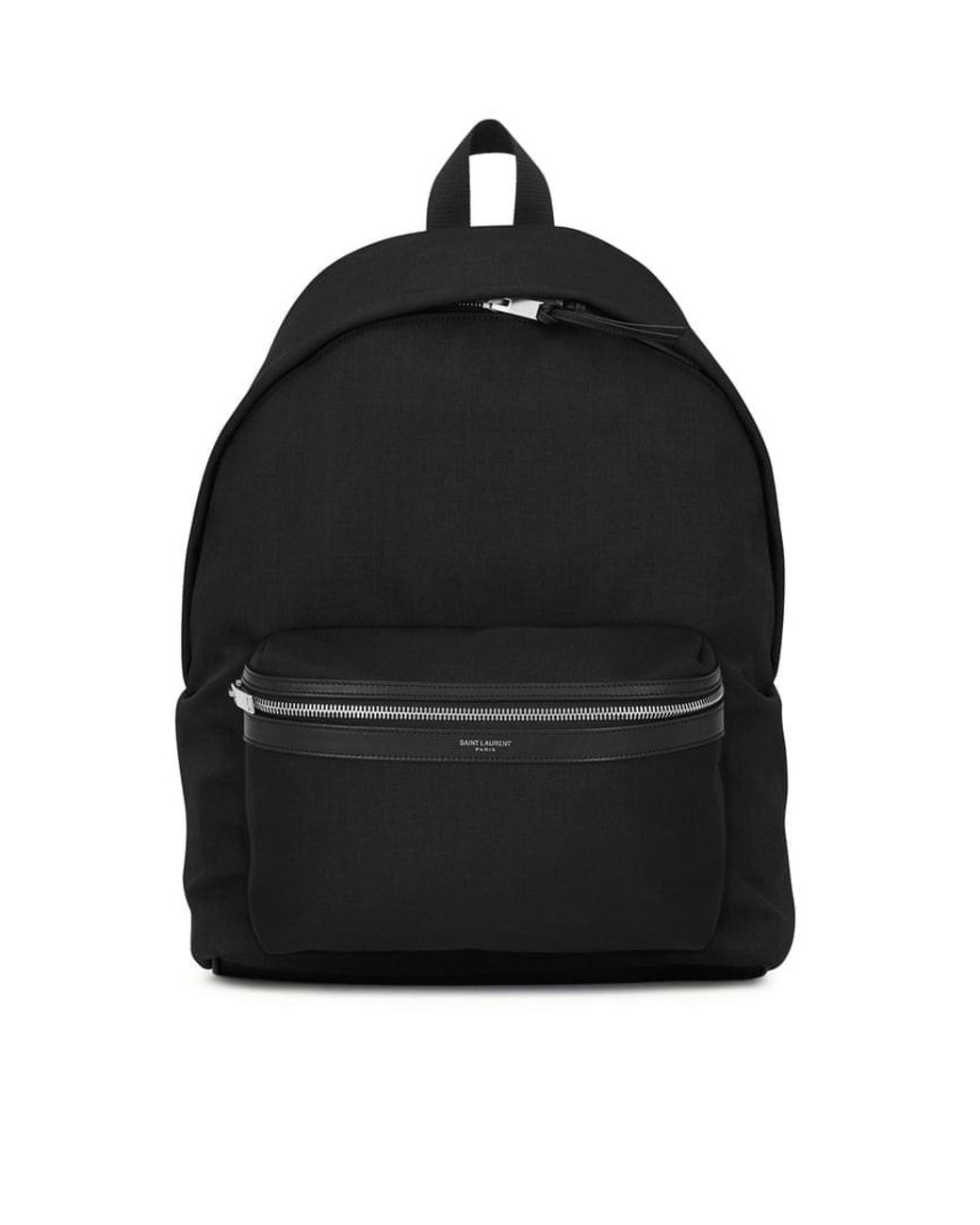 Saint Laurent Black City Backpack for men