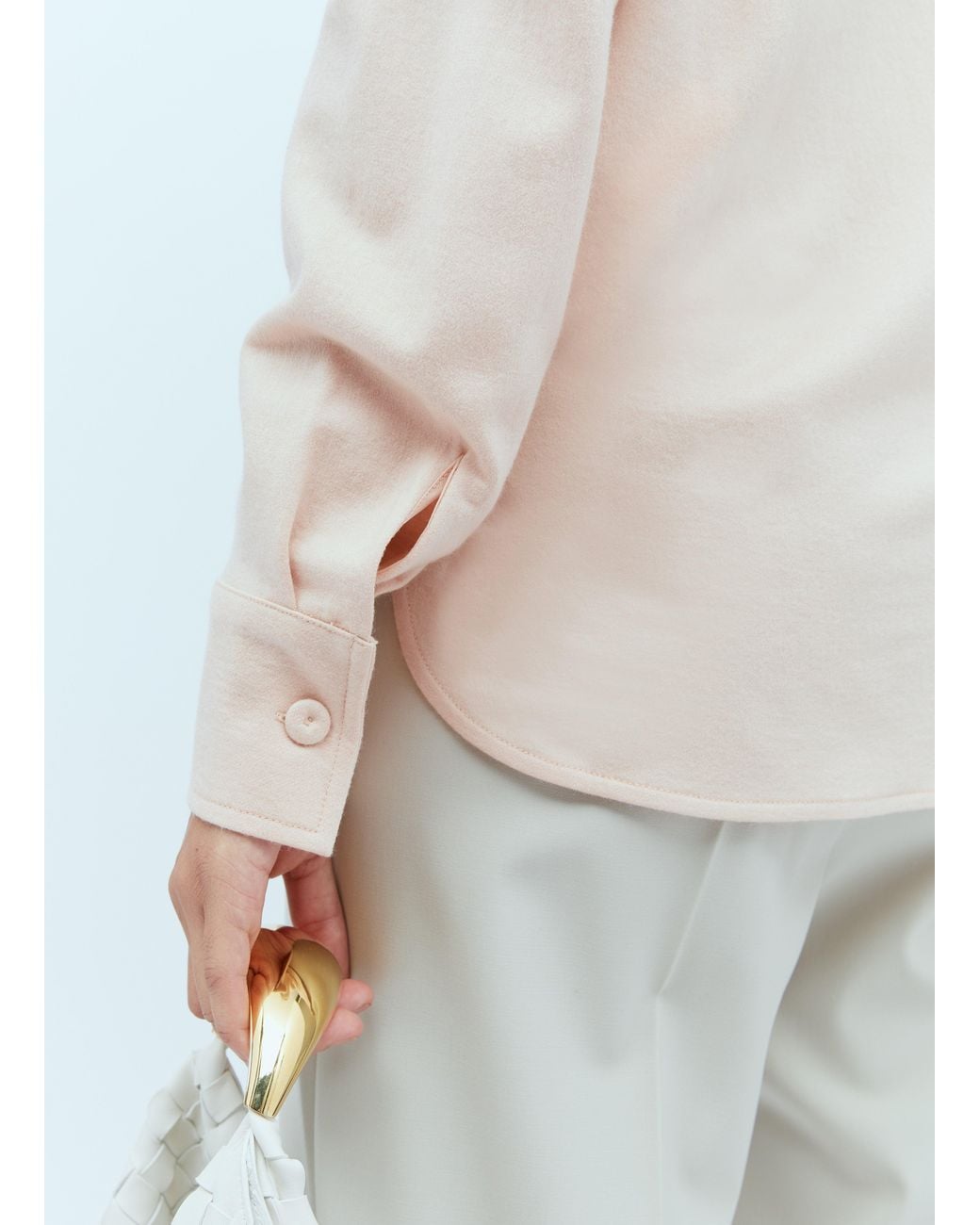 Max Mara White Wool Shirt