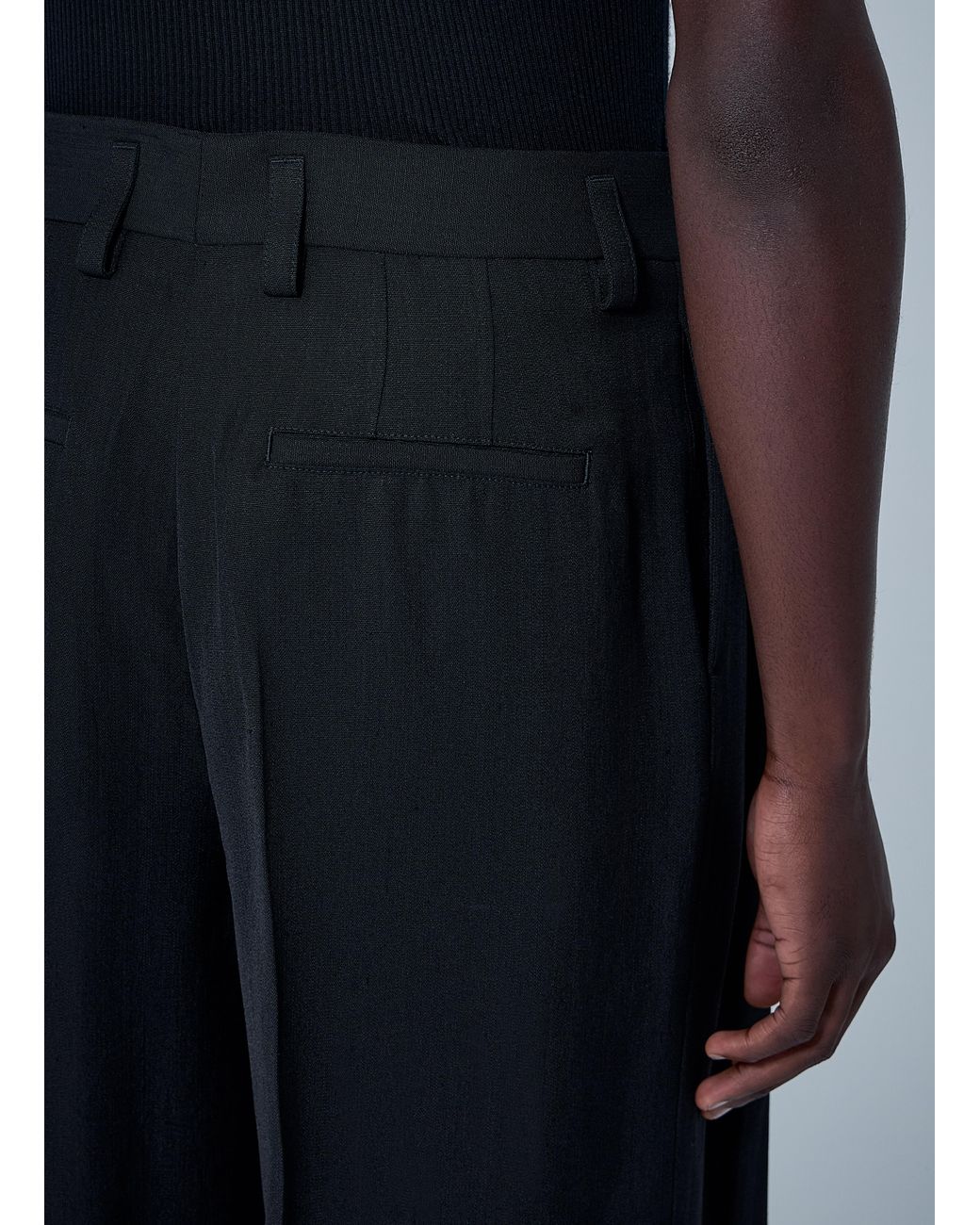 Jil Sander Blue Tailored Wool Pants for men