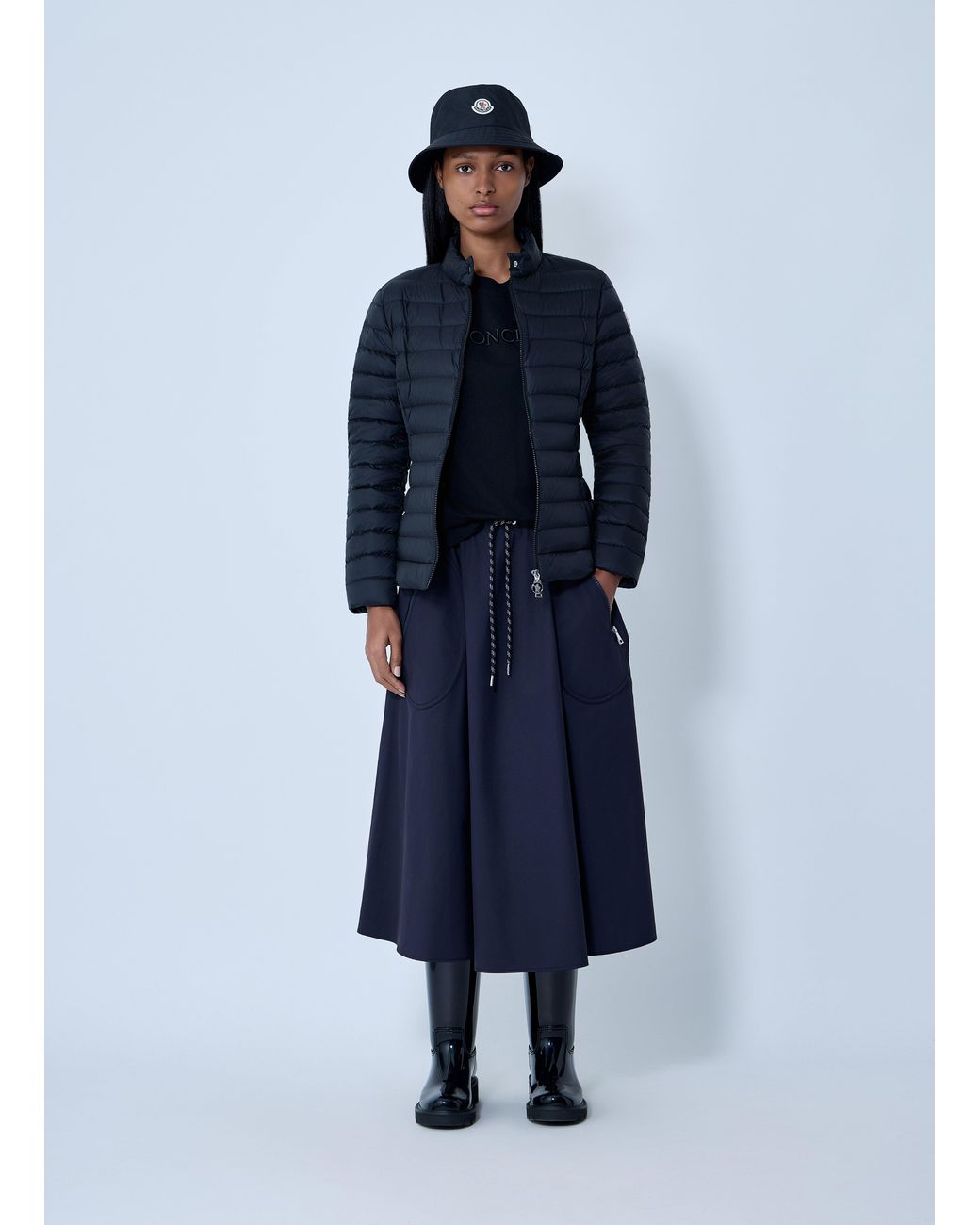 Moncler Blue Igelle Short Down Jacket