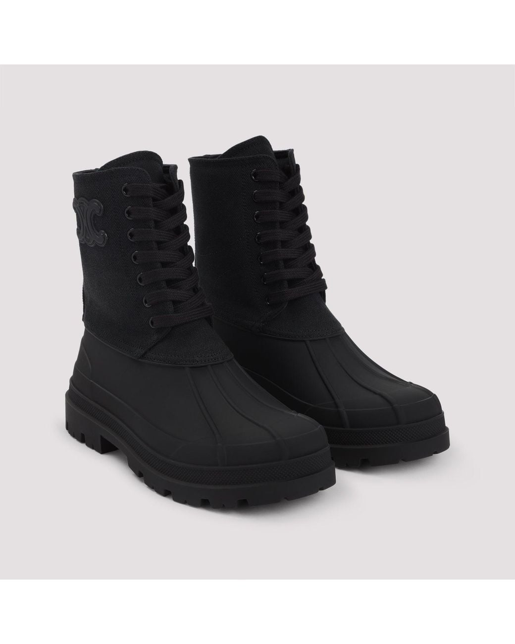 Céline Black Triomphe Boot