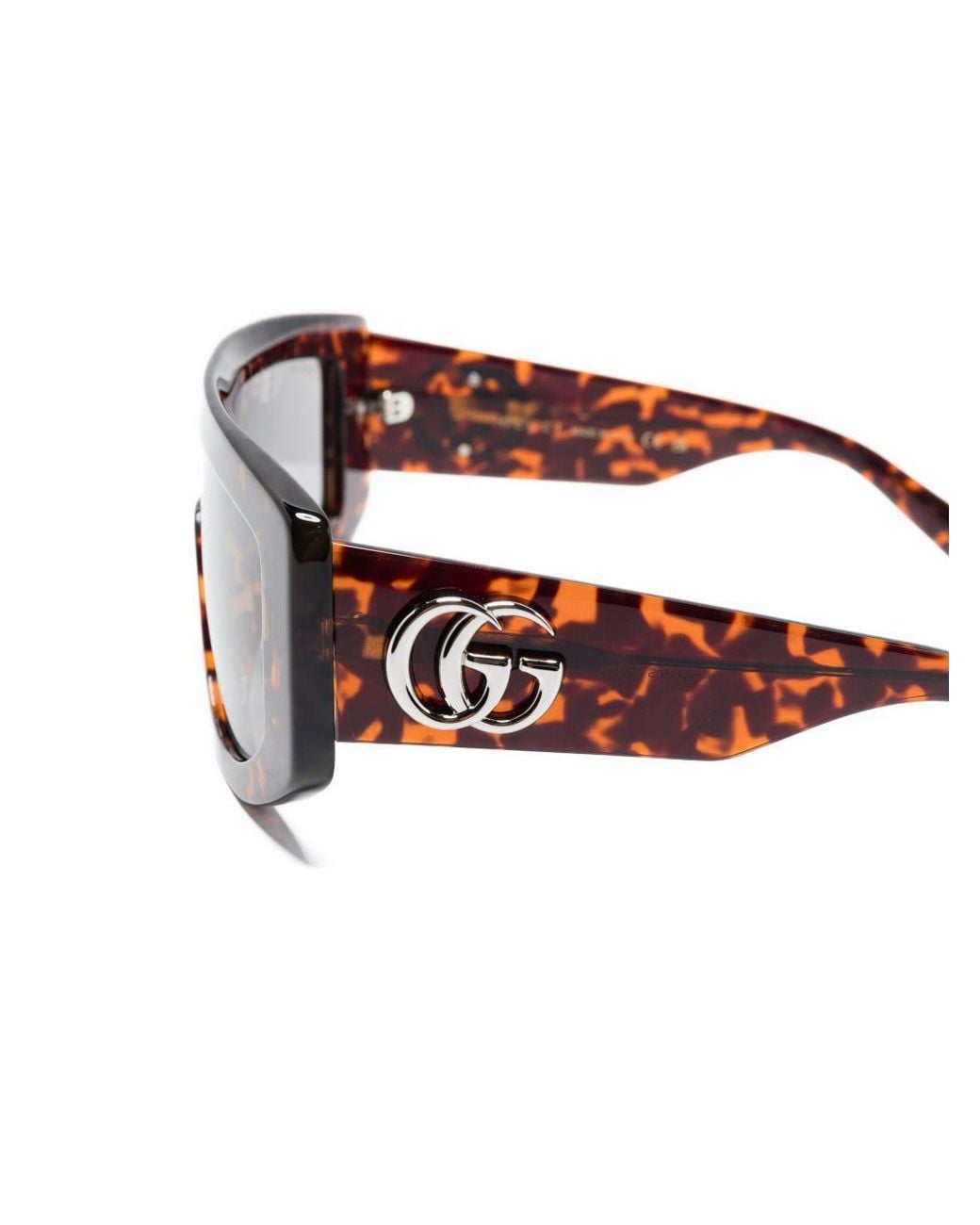 Gucci Brown Rectangular Shape Sunglasses
