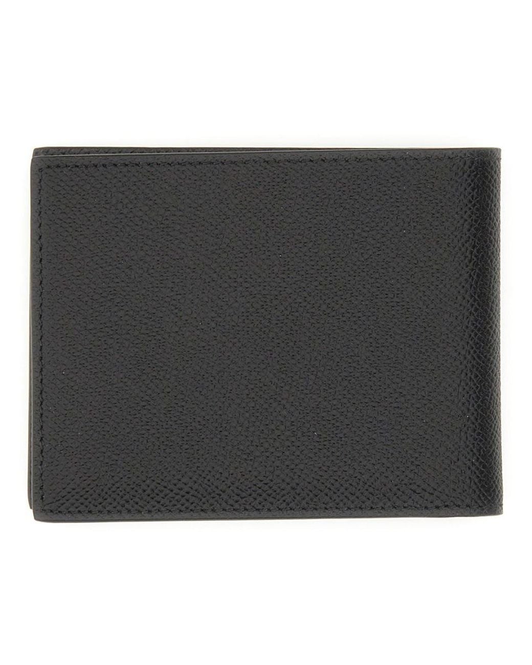 Ferragamo Black Gancini Wallet for men