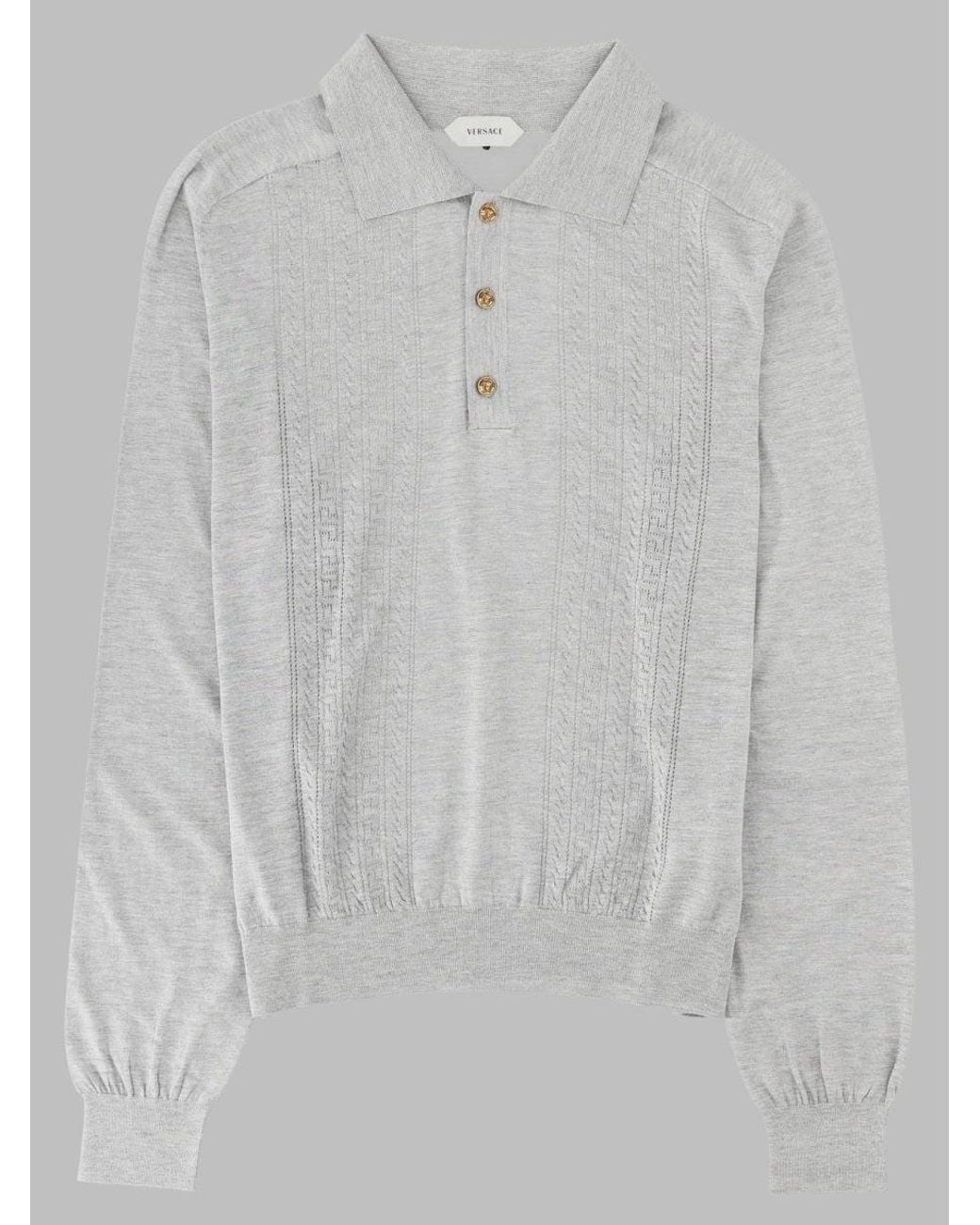 Versace Gray Polo for men