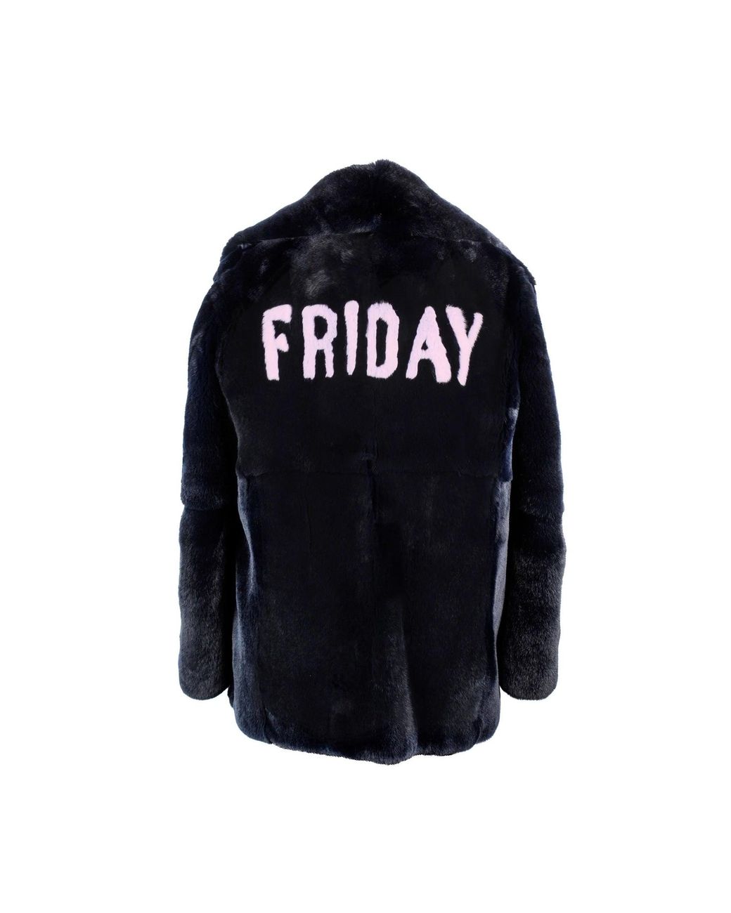 Alberta Ferretti Black Friday Rabbit Fur Jacket