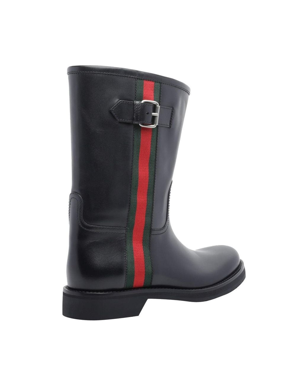Gucci Blue Web Tape Booties for men